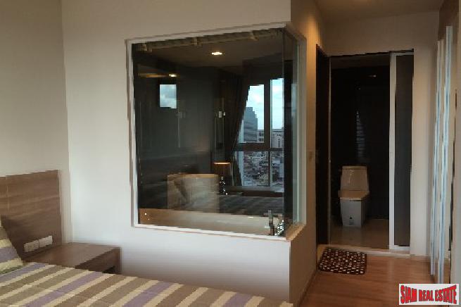 Rhythm Sathorn | Views of the River from the 15th Floor One Bedroom Apartment for Rent-8