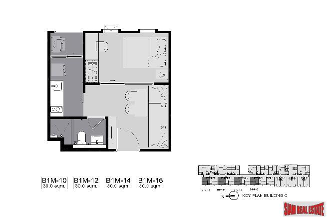 RESALE UNITS at SOLD OUT New Low-Rise Condo at Phra Ram 9 by Leading Thai Developer - Studio Units-26