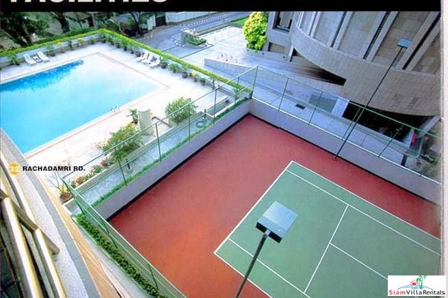 Baan Somthavil | Spacious Two Bedroom with Views of Lumpini Park and Royal Bangkok Sport Club in Ratchadamri-14