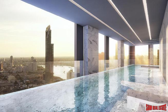 Nearing Completion is this Low Density Luxury Condos suited for Living and Investment at Charoenkrung Road, Sathorn - Last 3 Bed Unit - Discount and 6% Rental Guarantee for 2 Years!-1