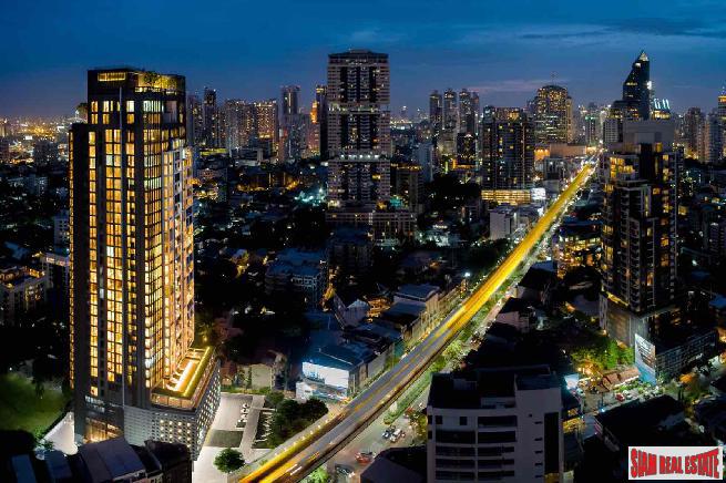 Penthouse with Private Jacuzzi Pool at Newly Completed Luxury Condos at Trendy area of Thong Lor, next to BTS