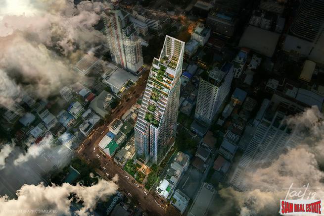 Super Luxury Condo In Construction at Sathorn by Raimon Land PLC and Tokyo Tatemono - 2 Bed Units - 7% Discount!