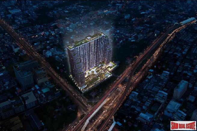 New High-Rise Condo only 150 metres to BTS with Amazing Facilities at Sathorn by Leading Thai Developer - Two Bed Units-0