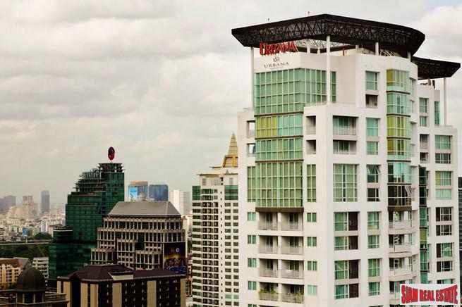 Urbana Langsuan | Comfortable Two Bedroom Condo with Lots of Wood Accents in Lumphini