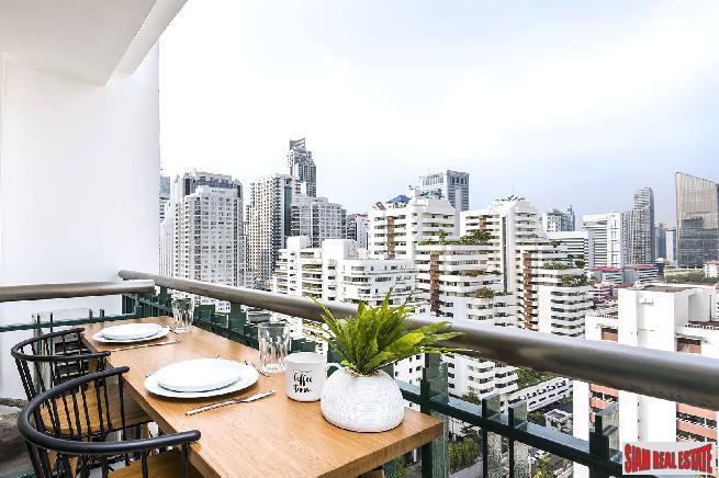 Wind Sukhumvit 23 | Two Bed Asoke Corner Quality Condo on High Floor with City Views-0