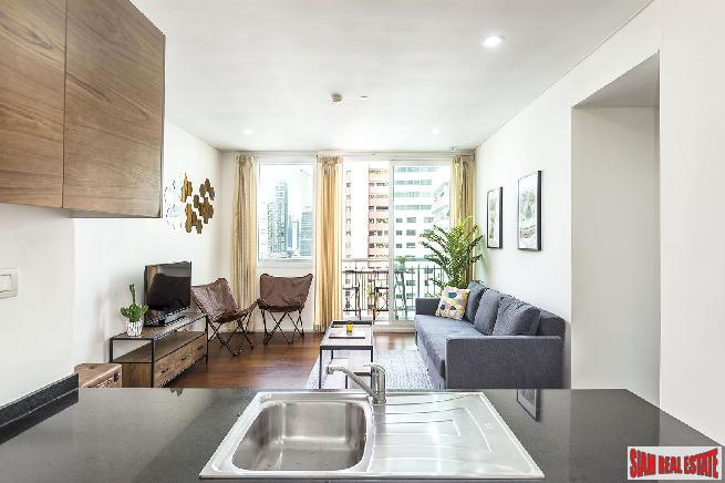Wind Sukhumvit 23 | Two Bed Asoke Corner Quality Condo on High Floor with City Views-5