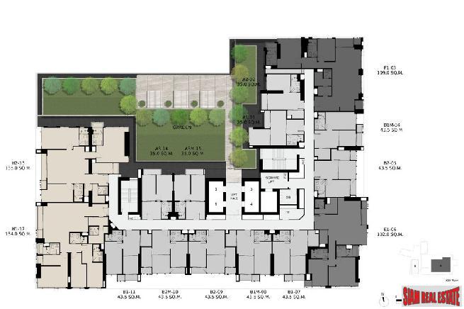 New Riverside High-Rise Condo in Construction in a Community by Leading Thai Developer - 1 Bed Plus Units - Up to 14% Discount!-5