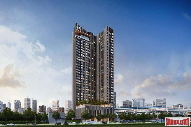 New High-Rise Condo in Construction by Leading Thai and Japanese Developers at Sukhumvit-Rama 4, Phra Khanong - 1 Bed Plus Units-0