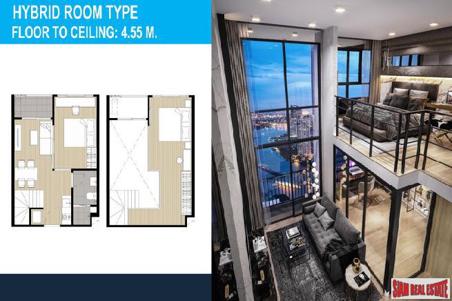 Nearing Completion High-Rise Riverside Smart Condo by Leading Thai Developer at Bang Phlat - Studio Units-11