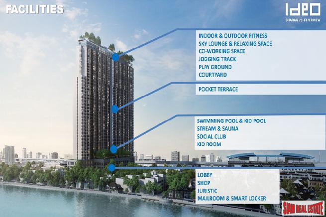 Nearing Completion High-Rise Riverside Smart Condo by Leading Thai Developer at Bang Phlat - Studio Units-12