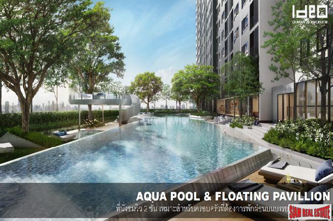 Nearing Completion High-Rise Riverside Smart Condo by Leading Thai Developer at Bang Phlat - Studio Units-16