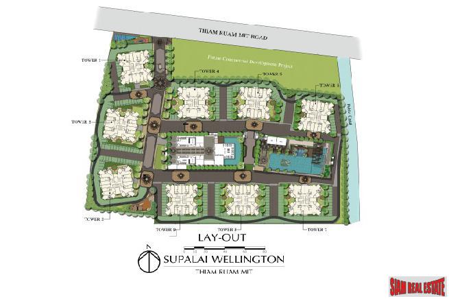 Supalai Wellington | Large 2 Bed Condo on 15th floor with Balcony at Huai Khwang-22