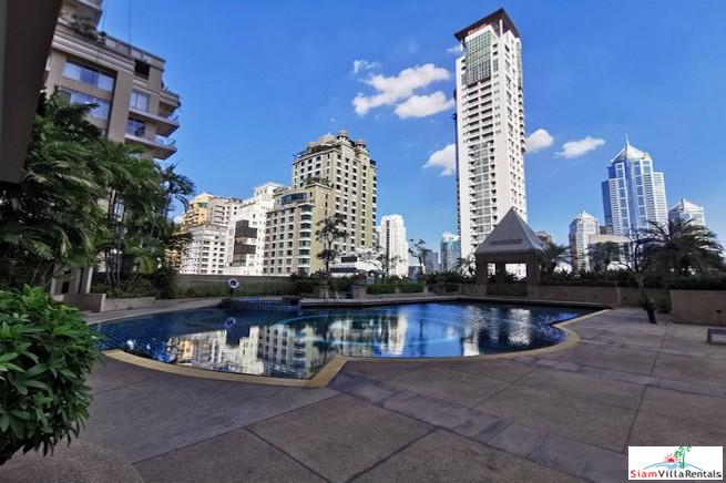 Grand Langsuan | Large Two Bedroom Condo for Rent with City Views and Pet Friendly in Chit Lom