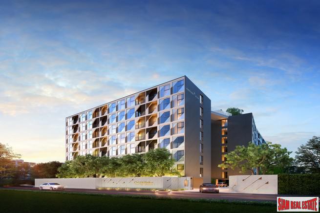 New Low-Rise Condo in Ratchada Area, Close to Offices and Shopping, 350 Metres to MRT Huai Khwang - 2 Bed, 1 Bath Units-1