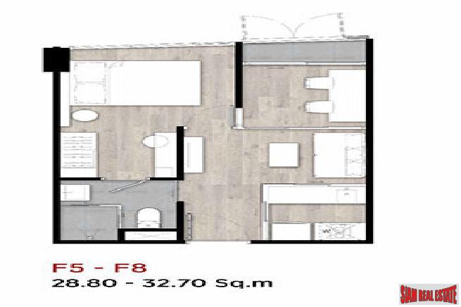 New Modern Low-Rise Condo with Unique Unit Types at Ladprao, Chatuchak - 5% Rental Guarantee for 3 Years! 1 Bed Plus Units-2