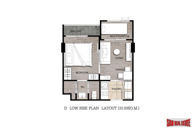 New Ramkhamhaeng Development with Excellent Modern Facilities - Two Bedroom-13