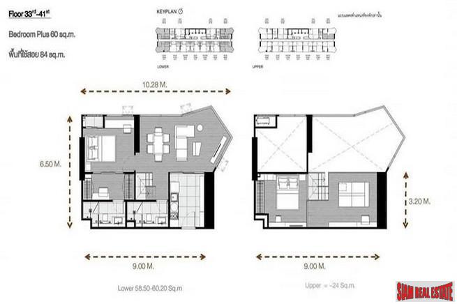 Park Origin Chula Samyan | Unique Corner Two Bedroom Loft-Style Condo for Sale in Siam Area of Bangkok-13