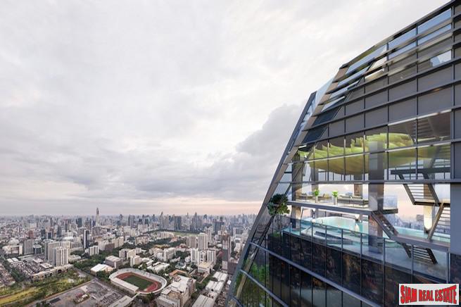 Park Origin Chula Samyan | Unique Corner Two Bedroom Loft-Style Condo for Sale in Siam Area of Bangkok-1