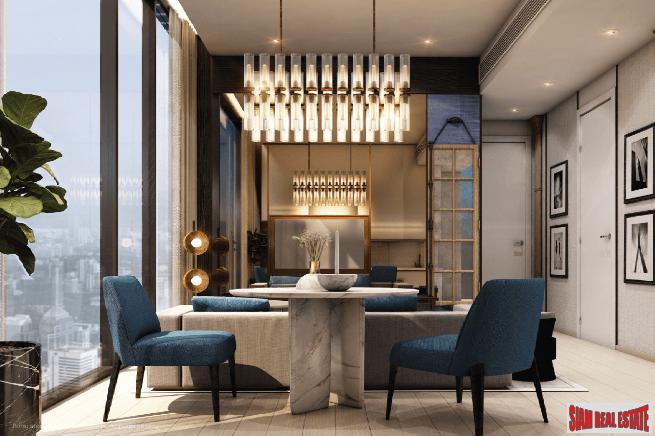 New Luxury High-Rise Newly Completed Next to BTS at Ratchayothin, Chatuchak - 2 Bed Corner Units-5