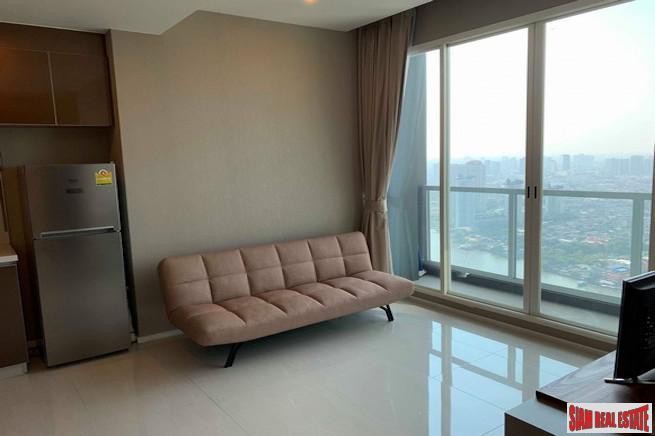 Menam Residences Condominium | One Bedroom with Super River Views for Sale in Saphan Taksin-7