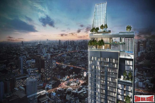New Luxury High-Rise Condo with Amazing Facilities next to Santiphap Park and close to BTS Victory Monument - 1 Bed Units-2