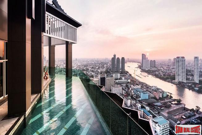 Rhythm Sathorn | Rare Corner Two Bedroom Condo for Sale with 180 degree Views of the River-0