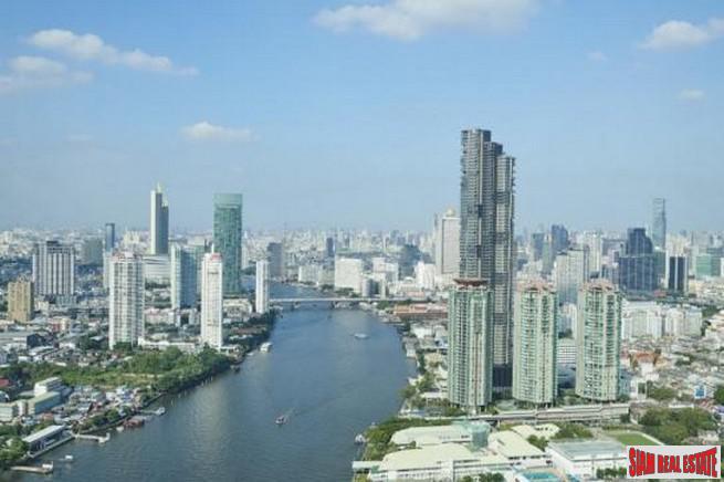 Menam Residence | Fantastic River & City Views from this 48th Floor Three Bedroom Condo for Sale-0