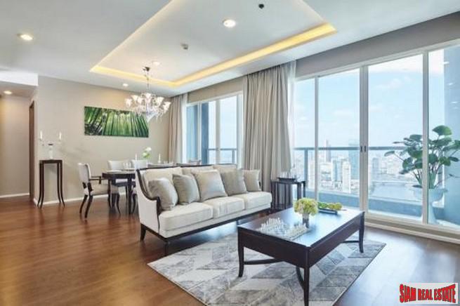 Menam Residence | Fantastic River & City Views from this 48th Floor Three Bedroom Condo for Sale-5