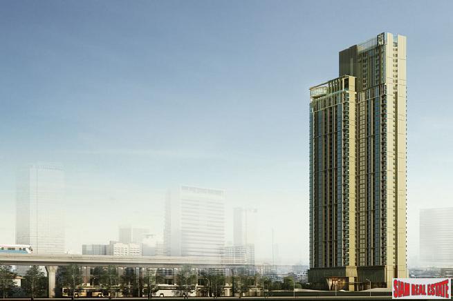 Newly Completed High-Rise Green Condo with 2 Rai of Gardens by Luxury Developers at Sukhumvit 101/1 - 2 Bed Units-1