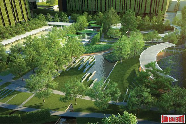 Newly Completed High-Rise Green Condo with 2 Rai of Gardens by Luxury Developers at Sukhumvit 101/1 - 2 Bed Units-4