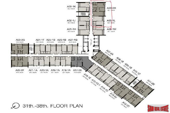The Key Sathorn-Charoenraj | Large 2 Bed Combined Unit with 3 Balconies and City View at Sathorn-18