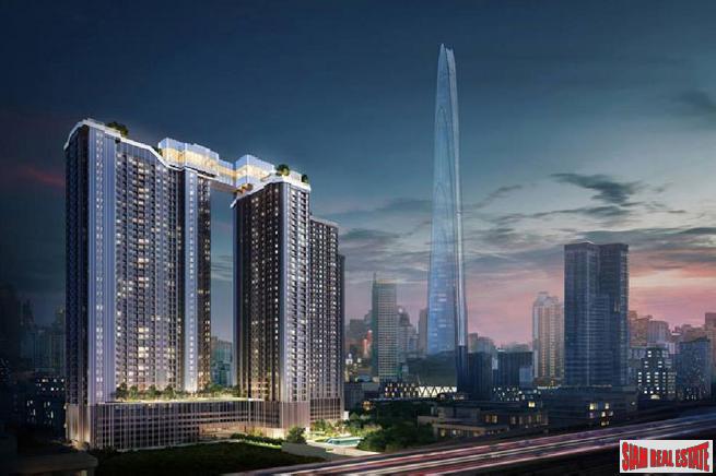 Newly Completed Mega Project with 2,400 Sqm of Sky Facilities only 300 metres to MRT Phra Ram 9, Rama 9 Road - 1 Bed Plus Units-2