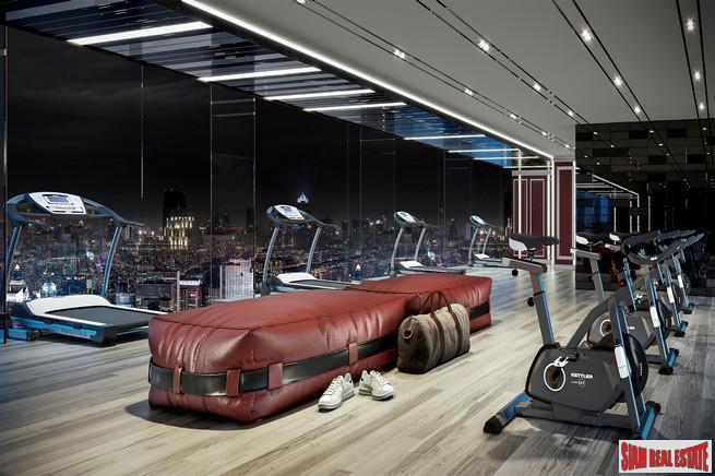 Nearing Completion is this High-Rise Condo with Huge Facilities and Unique Designs only 300 metres to MRT Phra Ram 9, Rama 9 Road - Studio Units-2
