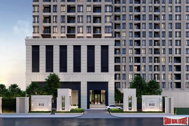 New Luxury Neo Classic Designed High-Rise at Charoennakorn close to Icon Siam, BTS Gold Line and the Riverside - 1 Bed Units - BitCoin Accepted as Payment!-11