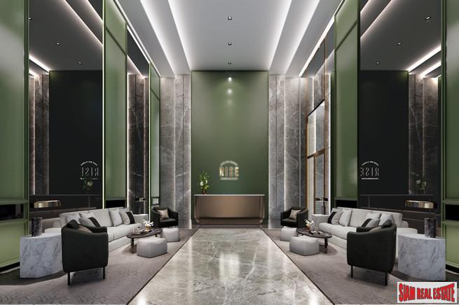 New Luxury Neo Classic Designed High-Rise at Charoennakorn close to Icon Siam, BTS Gold Line and the Riverside - 1 Bed Units - BitCoin Accepted as Payment!-14