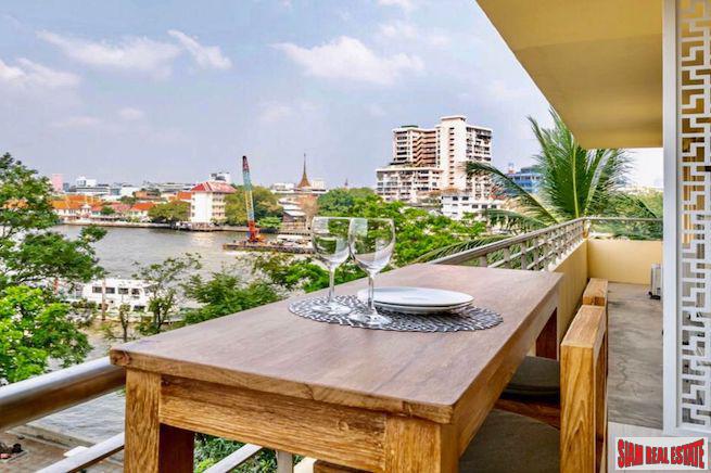 Baan ChaoPhraya Condominium | Large 1+ 1 Bedroom Condo, & Big Balcony with Views of Chao Phraya River for Sale in Krung Thonburi
