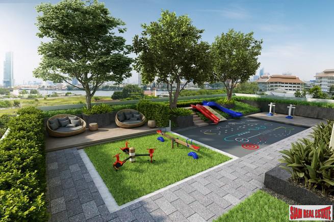 New Release of 2 Beds Condos in this Riverside High-Rise in Construction at Charoen Nakhon - Only 10 Units-19