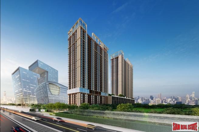 Outstanding New High-Rise Condo at Central Rama 9 by Leading Thai Developers next to MRT and Central Rama 9 - 2 Bed Units-1